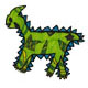 緑の世界の恐竜