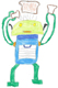 「パンをやくロボット」