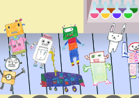 未来のロボット